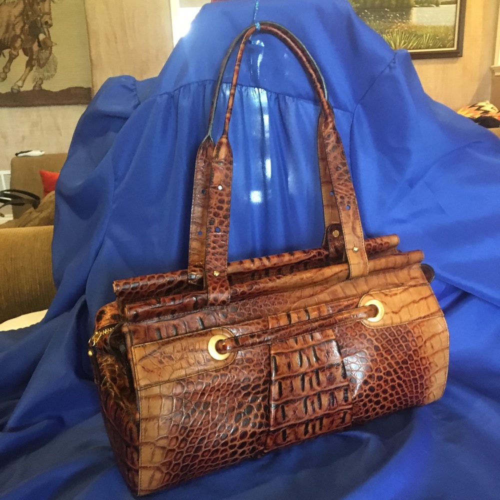 ‼️‼️SOLD‼️‼️Brahmin 25th Anniv. Satchel, Gayle🦊 - Picture 5 of 8